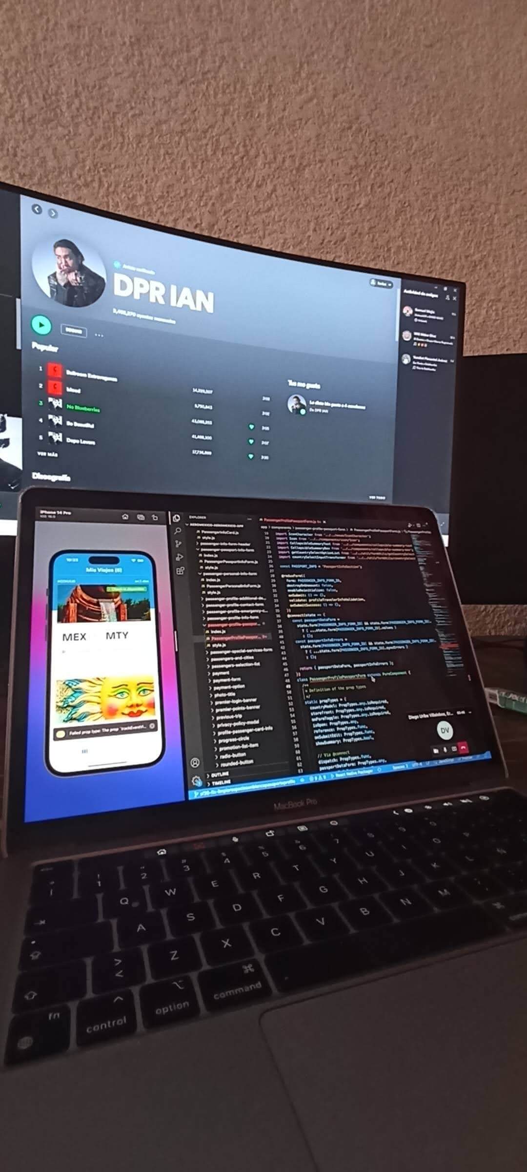 Aeroméxico App Interface