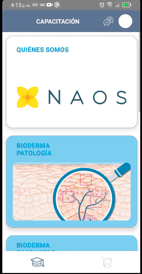 Bioderma App Interface 2