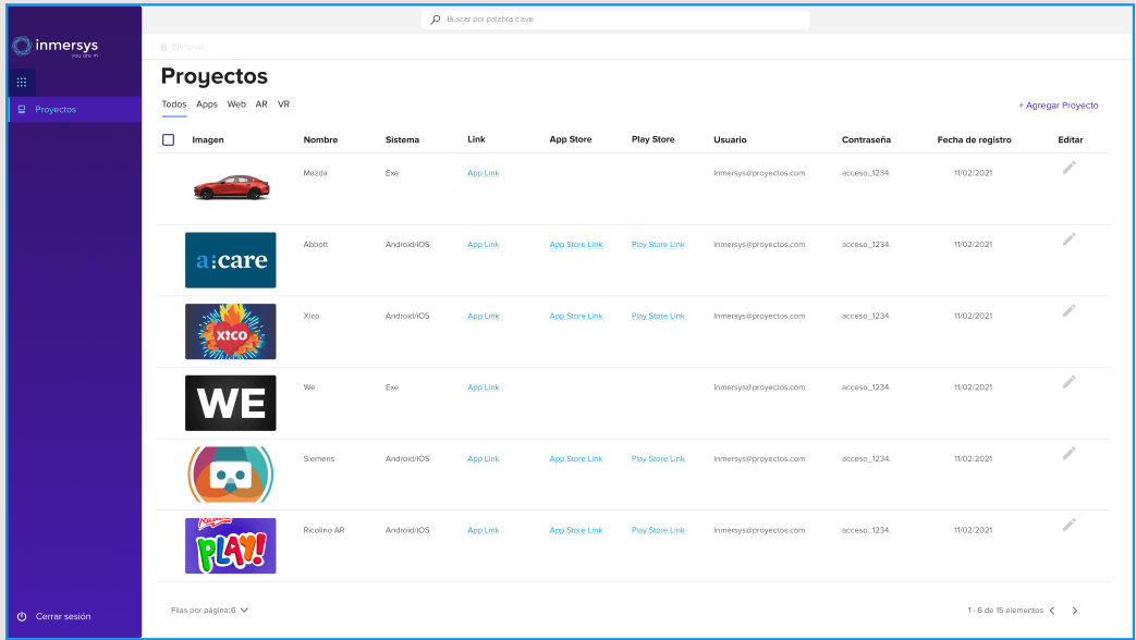 Repositorio de Proyectos Interface 6