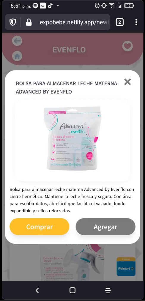 Expo Bebé Interface 1