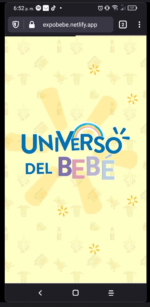 Expo Bebé Interface 3