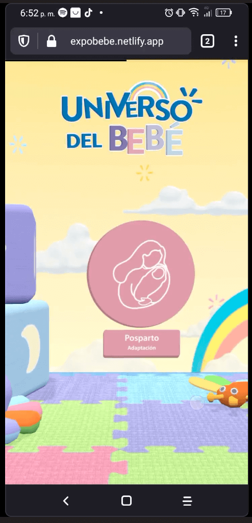 Expo Bebé Interface 4